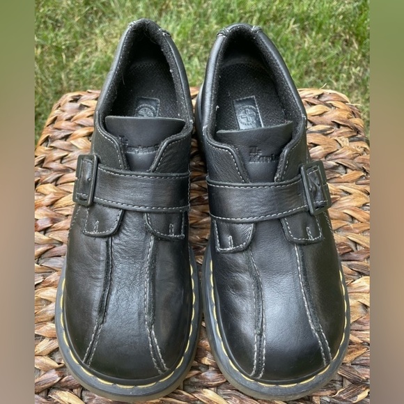 Dr Martens 12282 Leather Monk Strap Bicycle Toe Chunky Y2K Platform Oxford EU 42 - Picture 5 of 15